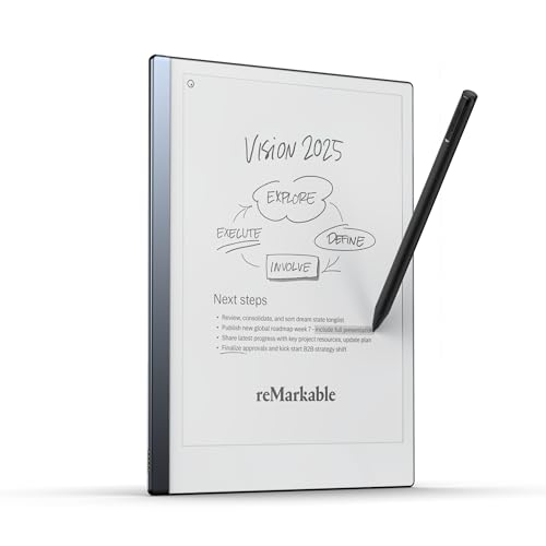 reMarkable Starter Bundle ?C reMarkable 2 is The Original Paper Tablet | Includes Black and White 10.3?? Writing Tablet, Marker Plus Pen with Built-in Eraser