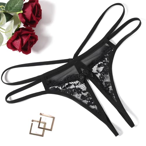 Avidlove Women Lace Panties Floral Lace Briefs Mesh Hollow Out G-String Thongs T-back Underwear 1-4 Pack