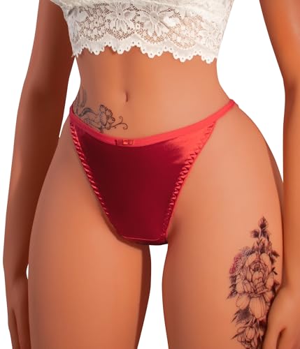 Hibluco Lace Panties Women Underwear Sexy Stretch Bikinis Full Coverage Hipsters