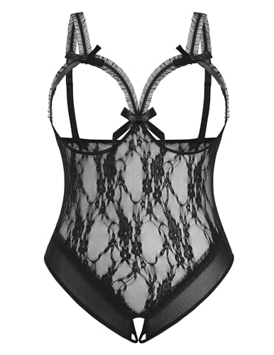 Avidlove Plus Size Lingerie Exotic Teddies Bodysuits One Piece Lace Babydoll Sleepwear