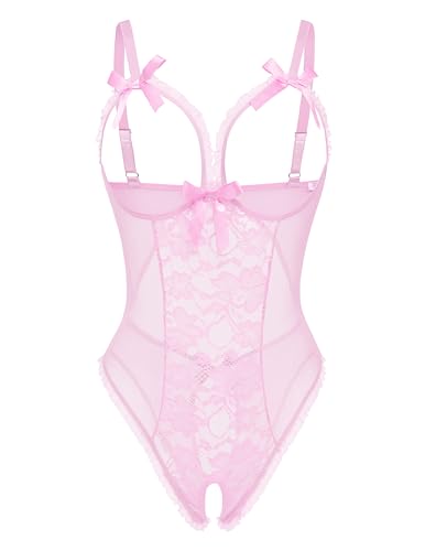 Avidlove Sexy Lingerie for Women One Piece Lace Babydoll Sleepwear Bodysuit